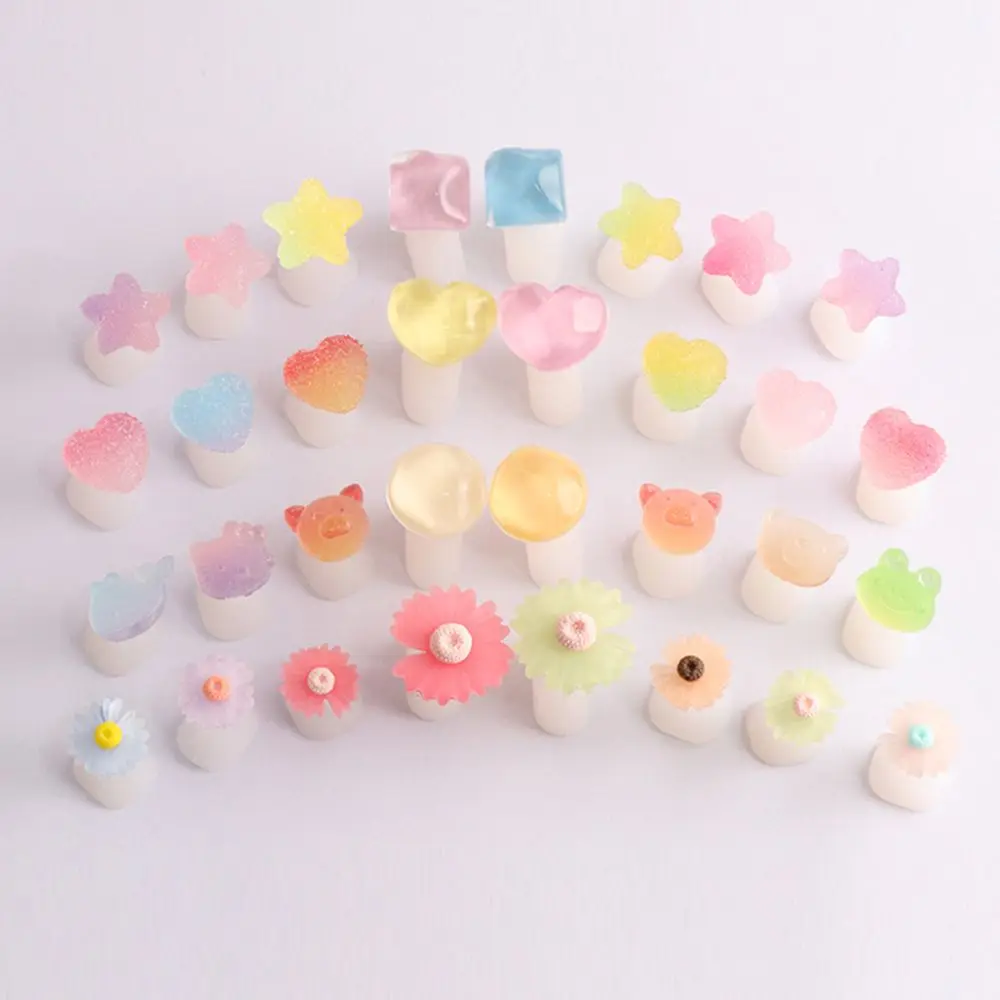 Silicone Soft Candy Color Salon Animal Flower Molding Foot Finger Divider Toes Lock Tools Toe Separator Manicure Tool