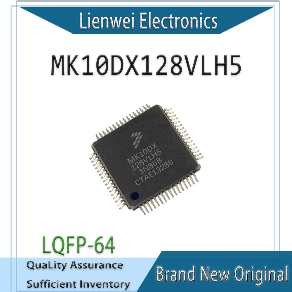 

100% New MK10DX128VLH5 MK10DX128VLH MK10DX128 IC MCU Chipset LQFP-64