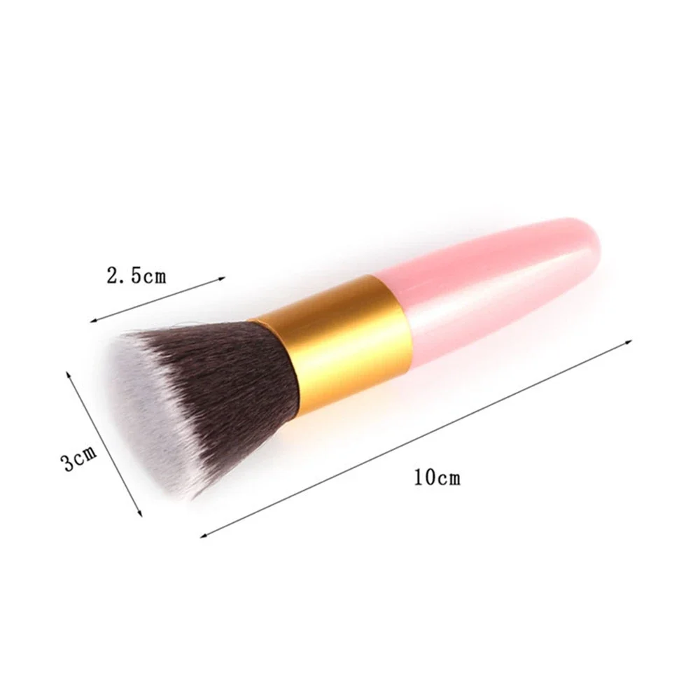 1Pcs Professional Flat Makeup Brushes Powder Liquid Foundation Blush Brush Concealer Contour Facial Make up Brushes Tool