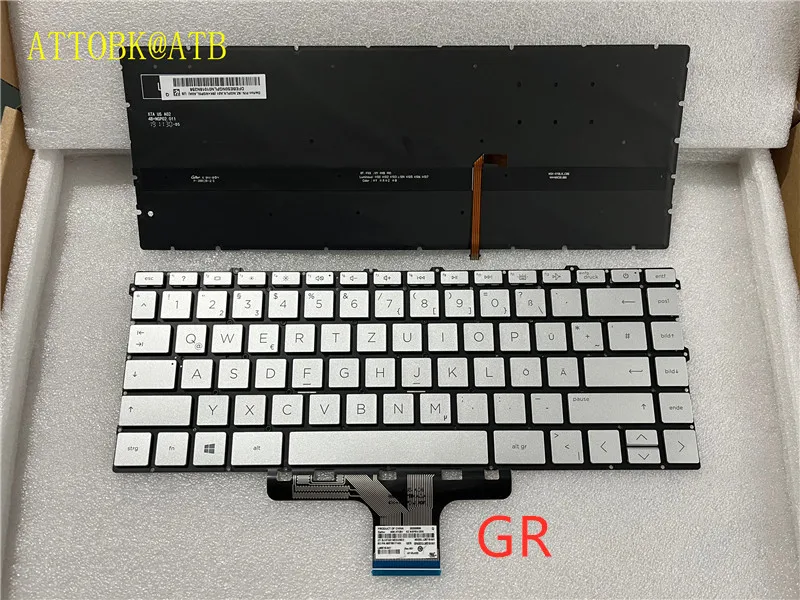 Imagem -04 - Teclado para Notebook hp Pavilion X360 14-dw 14-dv 14-ec Tpn-q244 Tpn-i137 14-dv0003tx 14-dw0052tu Retroiluminado sp la ru ar gr fr it uk