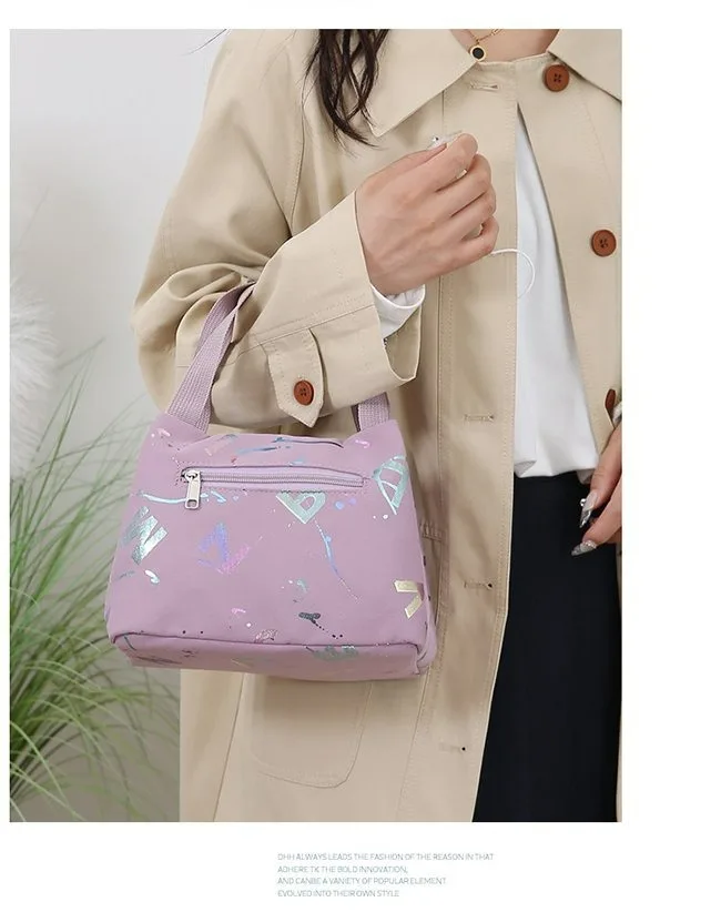 اليابان وكوريا حقيبة صغيرة محمولة تغيير حقيبة الهاتف المحمول حقيبة قماش قنب جديدة المرأة بينتو حقيبة الأم حقيبة ملابس صغيرة حقيبة اليد المرأة