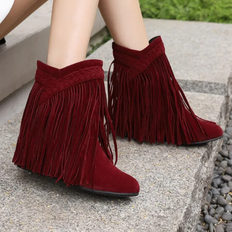 

Women'S Boots With Laces Women'S Fashion Braided Decorated Flat Bottom Fashion Casual All Fashion Boots Warm Floral Womens Boots