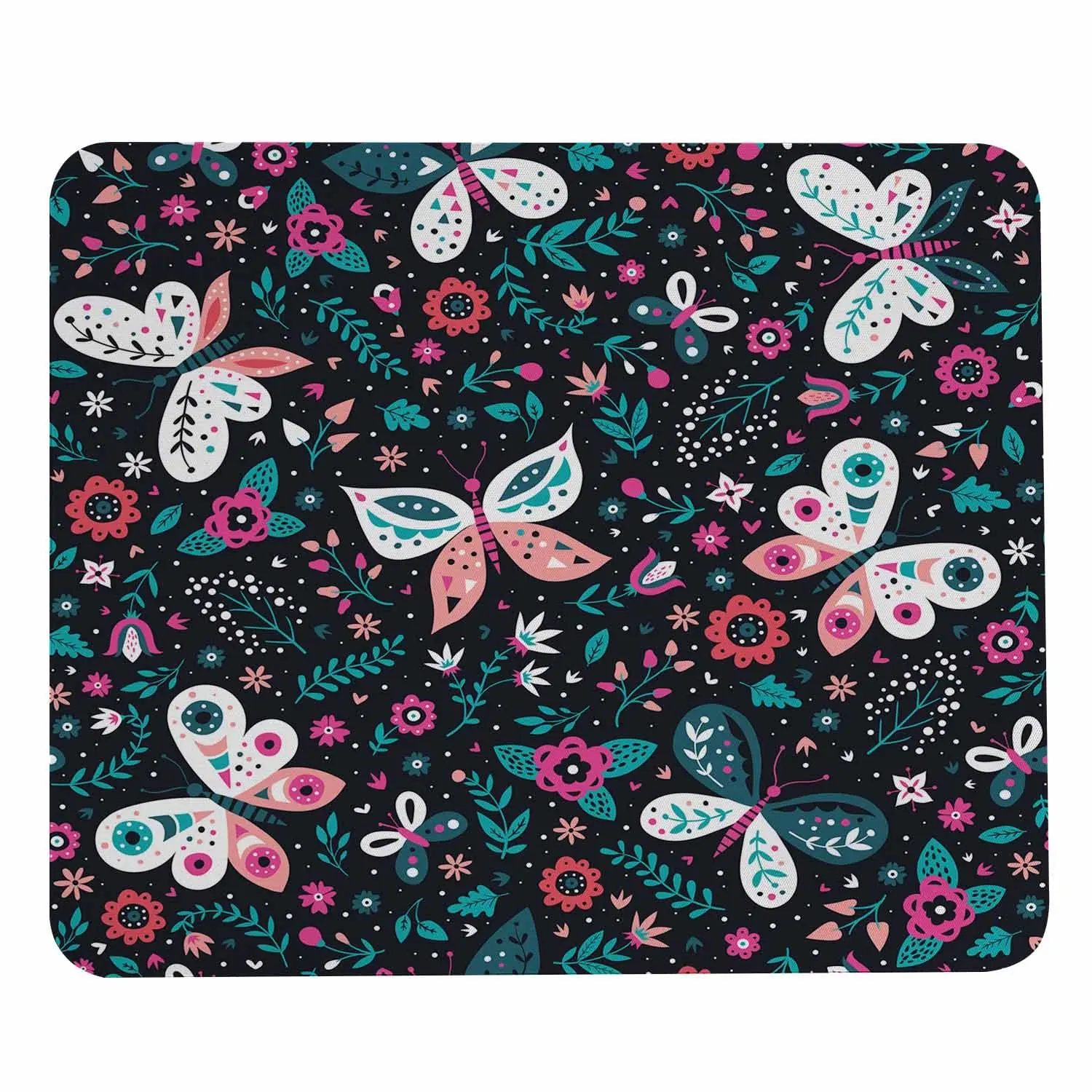 

High Quality Retro Flower Plants Printing Lock Edge Mousepad Gamer Mouse Mat Keyboard Mats Desk Pad Mousepads 22x18cm