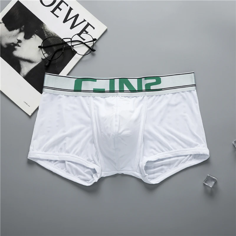 Brand Men Underwear Breathable Comfortable Male Sexy Fashion Fitting Briefs Solid Color Tight Stretch Simple Boxer Panties