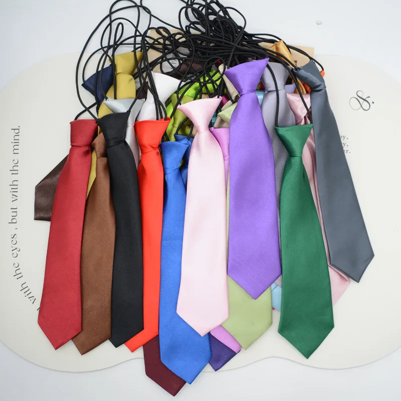 Children's Tie Primary and Secondary School Kindergarten Baby Bow Black Red School Uniform Accessories