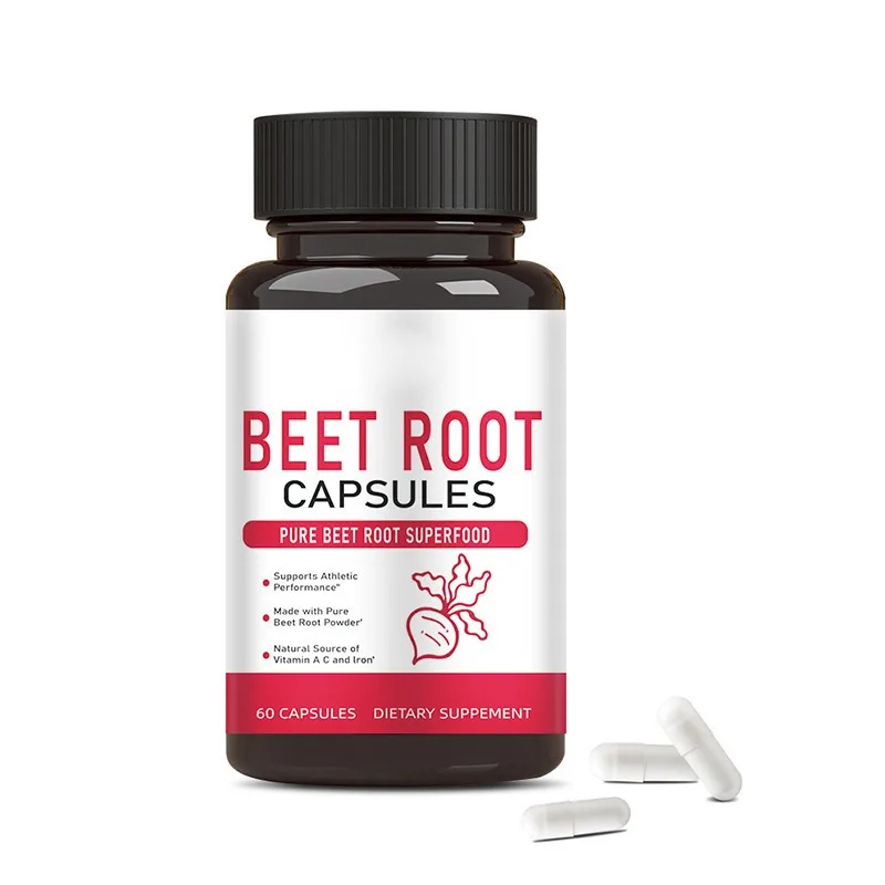 

Beet Root Capsules Dietary Supplement Supports Heart Health Enhances Exercise Performance