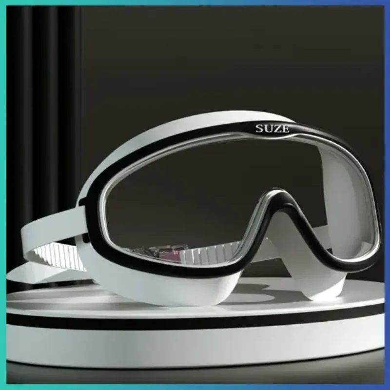 

Summer Swimming Goggles Adult Anti-fog HD Large Frame Swim Eyewear UV Protection Water Sports Glasses Waterproof Glasses