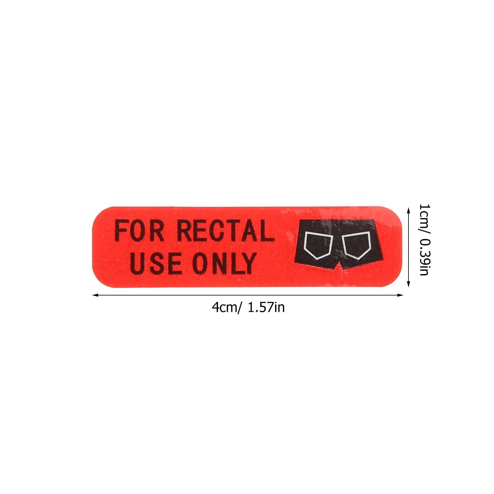 Rectal Sticker Funny Stickers Home for Rectaluse Only Computer Decorative Desk Halloween Bumper