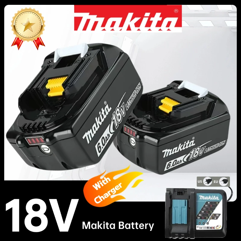 

NEW Original Makita 18V Battery, For Makita Power Tool BL1860 BL1830 LXT400, Makita 18 v Battery 18650 Lithium-ion Cell Suitable