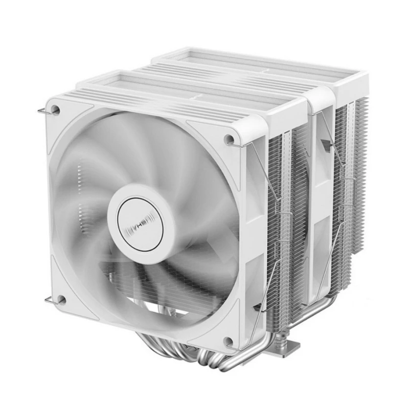 

2025 Новые сверхмощные системы охлаждения процессора с 6 тепловыми трубками и двумя бесшумными вентиляторами, универсальные