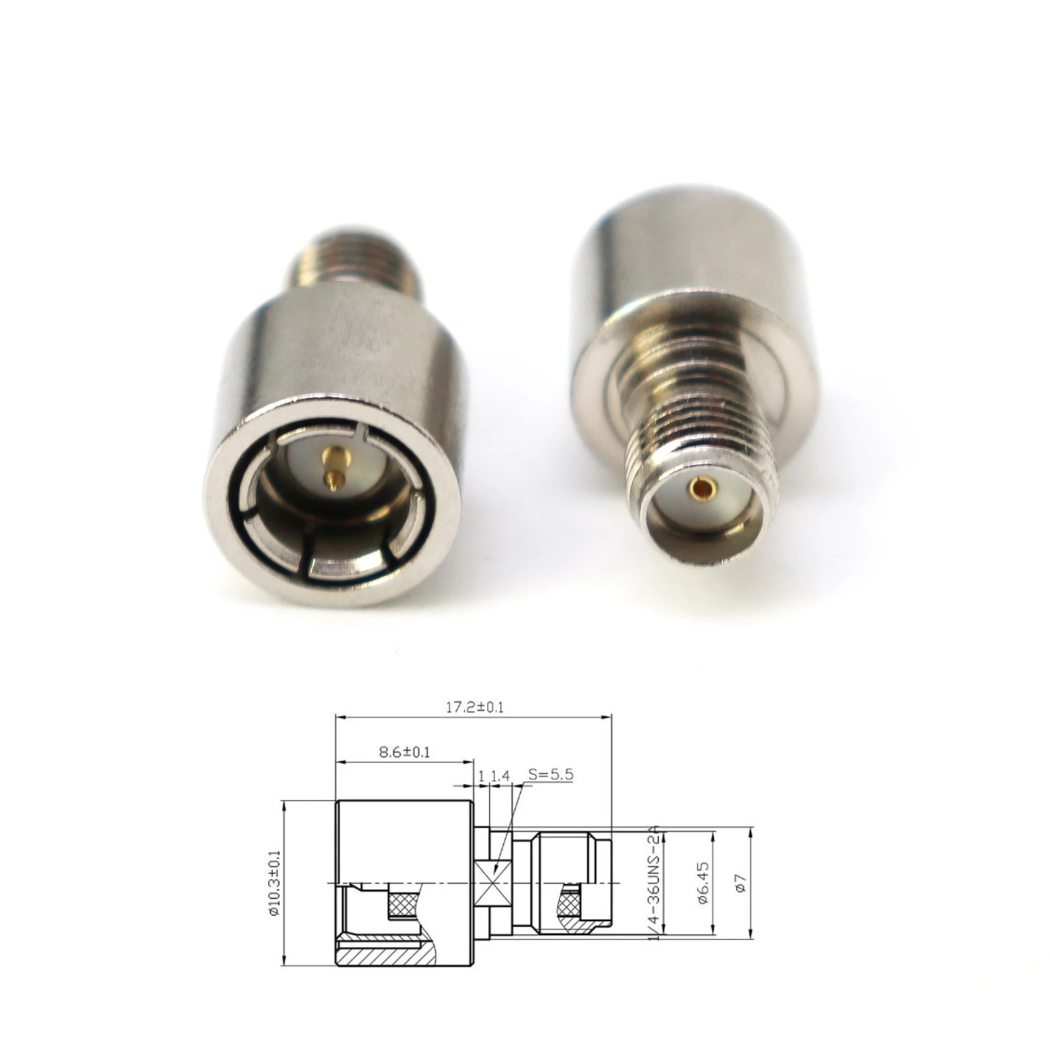 2pcs SMA-JK Quick Connect Test Adapter RF SMA Male To Female Fast Plug & Lock For HAM Radio Spectrum Network Analyzer VNA LAN