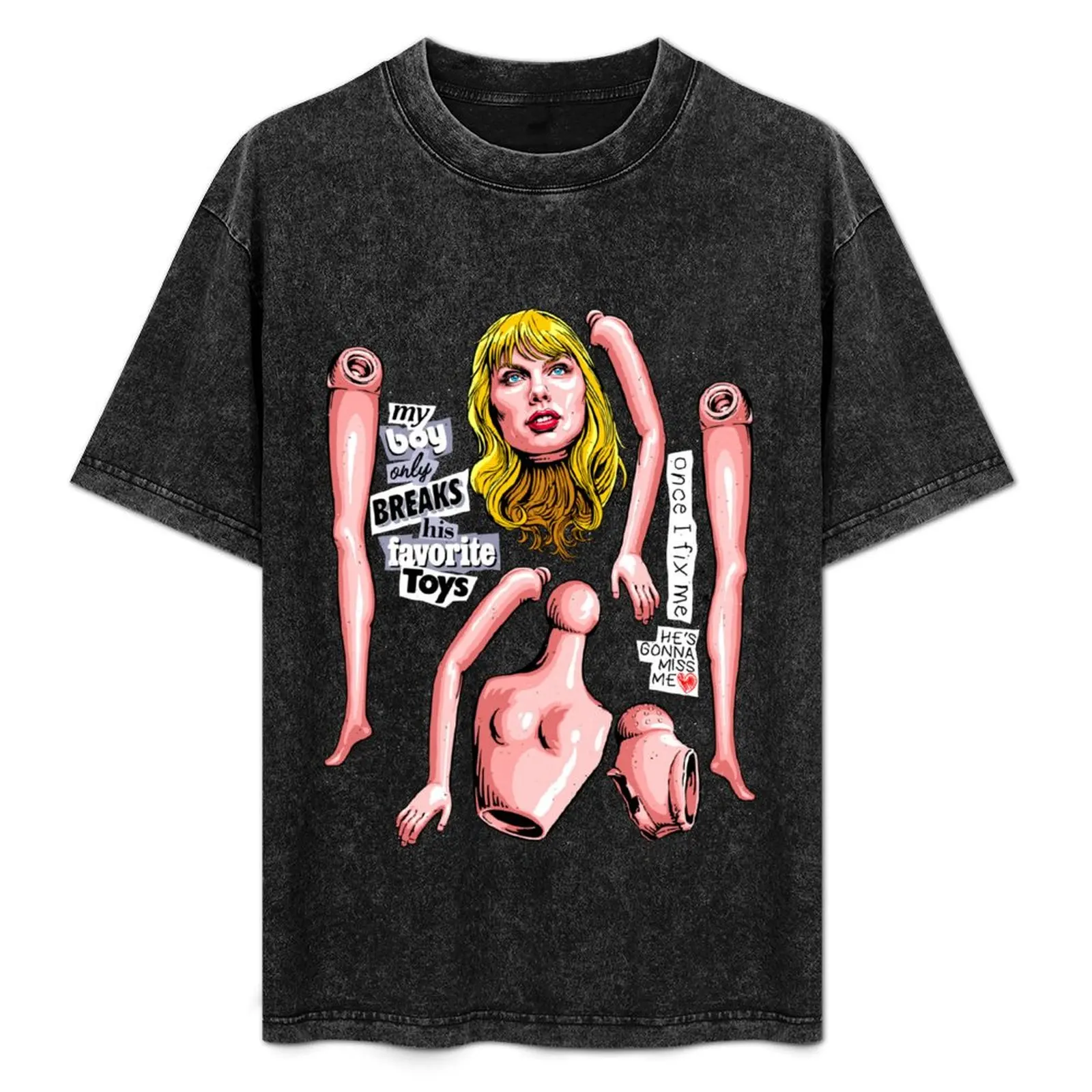 

The Favorite Toys T-Shirt Simple Line Art Print Tee
