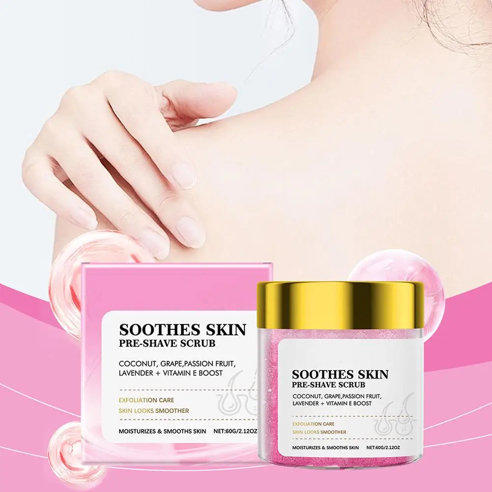

60g Body Scrub Remove Grease, Clean Body And Bath Salt. Dry Moisten Prevent Products Skin Body Scrub Cream Cleaning J3E2