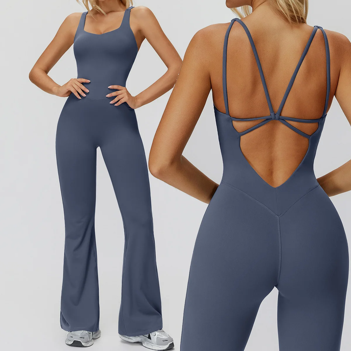 

Gym Set Women Tracksuit Yoga Suit Sportswear Women Suit Sports Jumpsuit Fitness Rompers Stretch Female Push Up Workout Bodysuits