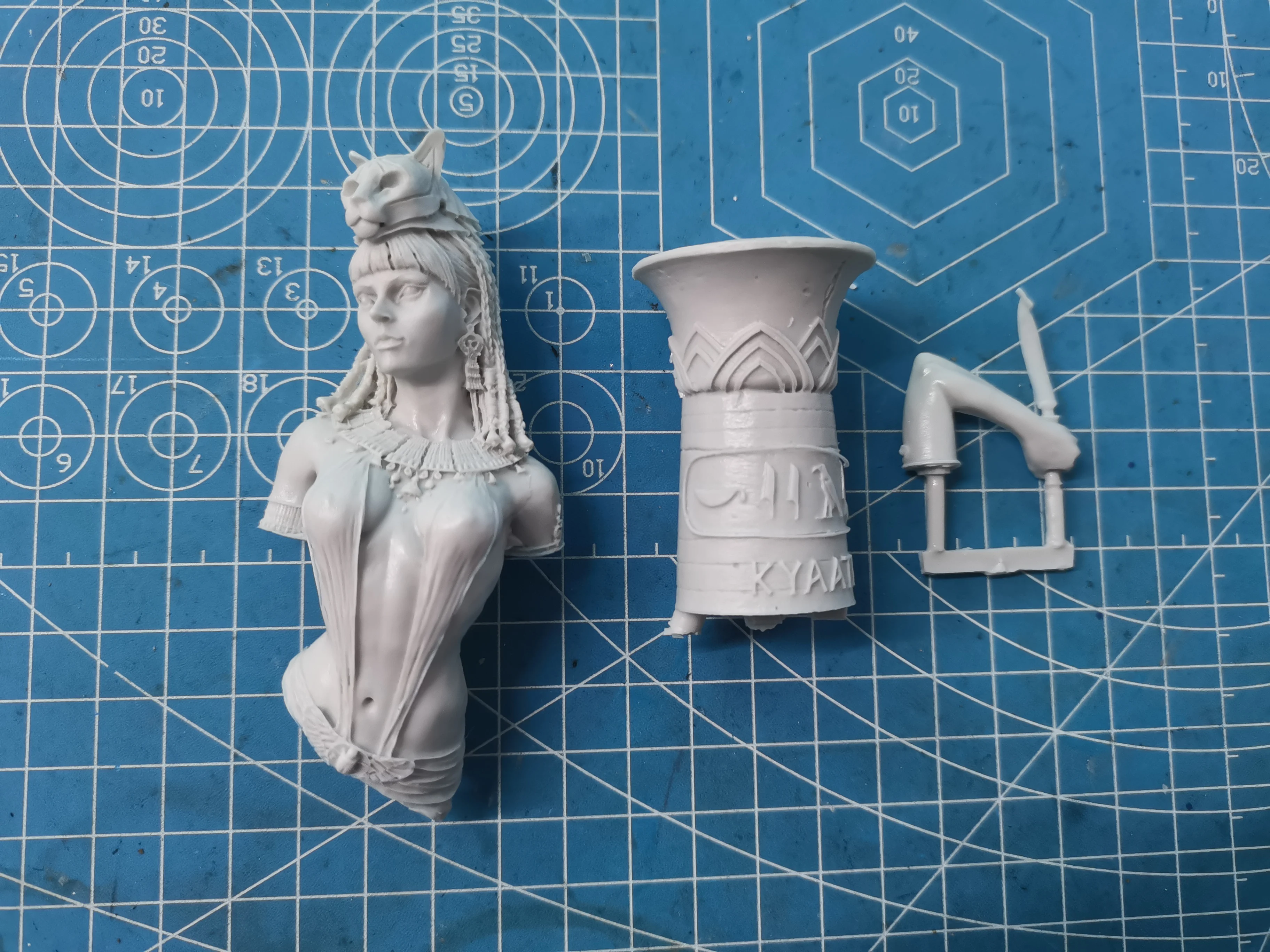 Cleopatra Bust Modelling 1/10 Scale resin model assembly kit unpainted and unassembled sculpture toy