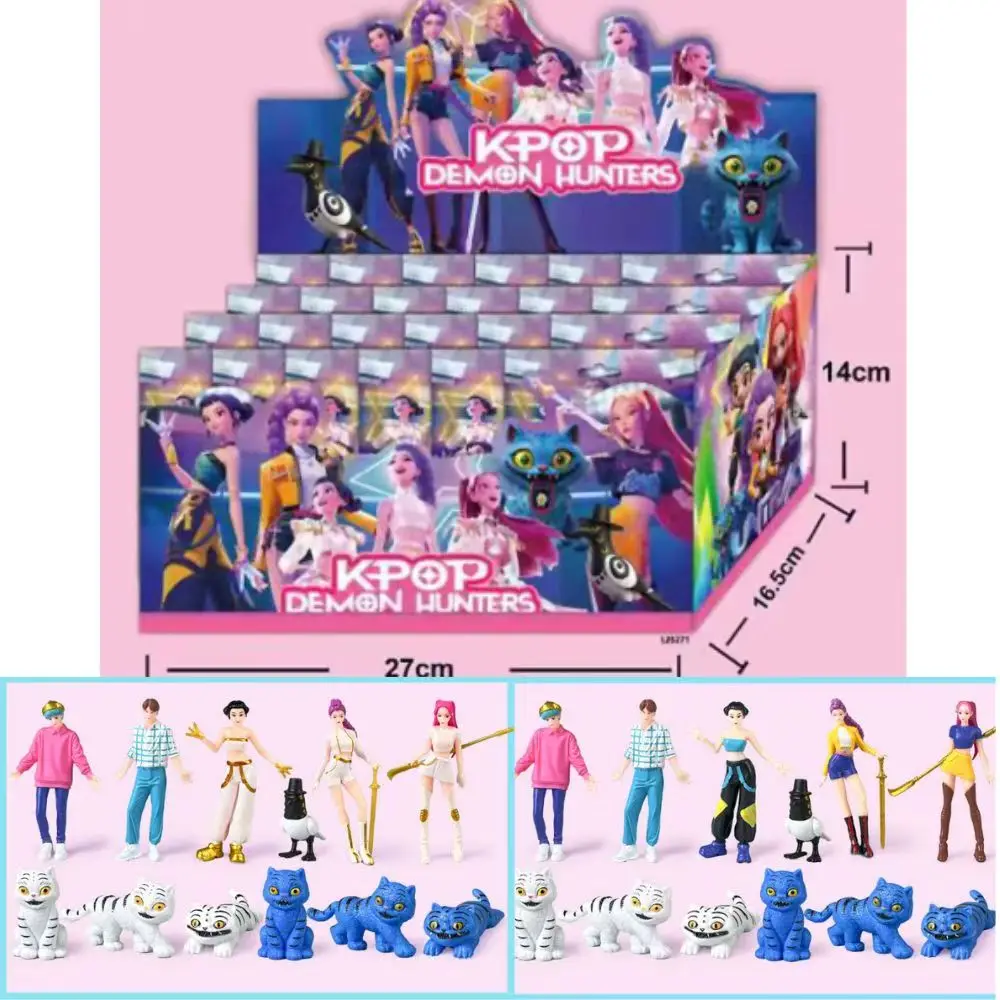 لعبة مجسمة على شكل صندوق أعمى من مادة PVC من Kpop Demon Hunters - مجموعة تزيين مكتب ألعاب كرتونية للأطفال_$ #5