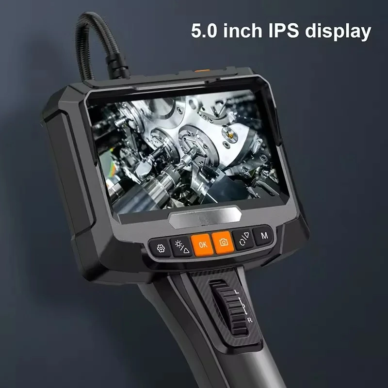 3.9mm 2m Rotary Automotive Industrial Piping Video Borescope Articulating Pipe Sewer Endoscope Inspection Camera Joint 3.9mm