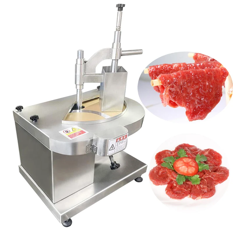 

Electric Vegetable Cutter Stainless Steel Commercial Adjustable Automatic Fruit Shredder Home Jerky Meat Slicer