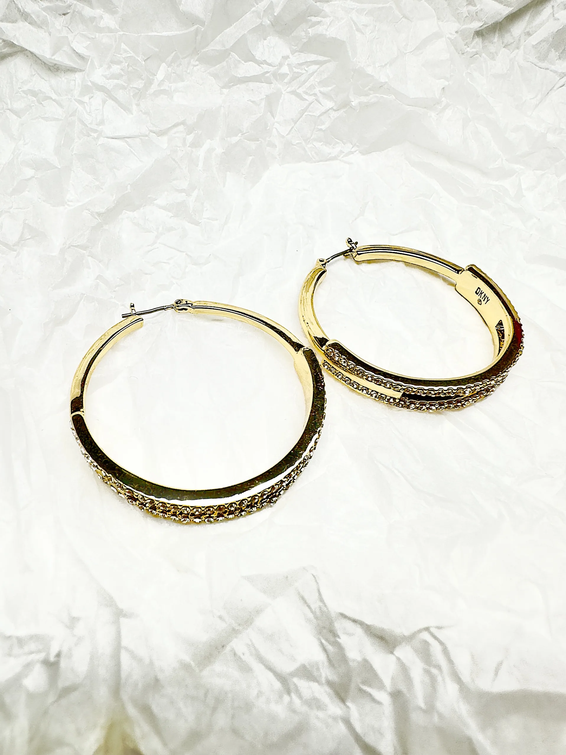 Pendientes de cristal DKNY Fashion Atmosphere de moda, ¡EN OFERTA! EN STOCK
