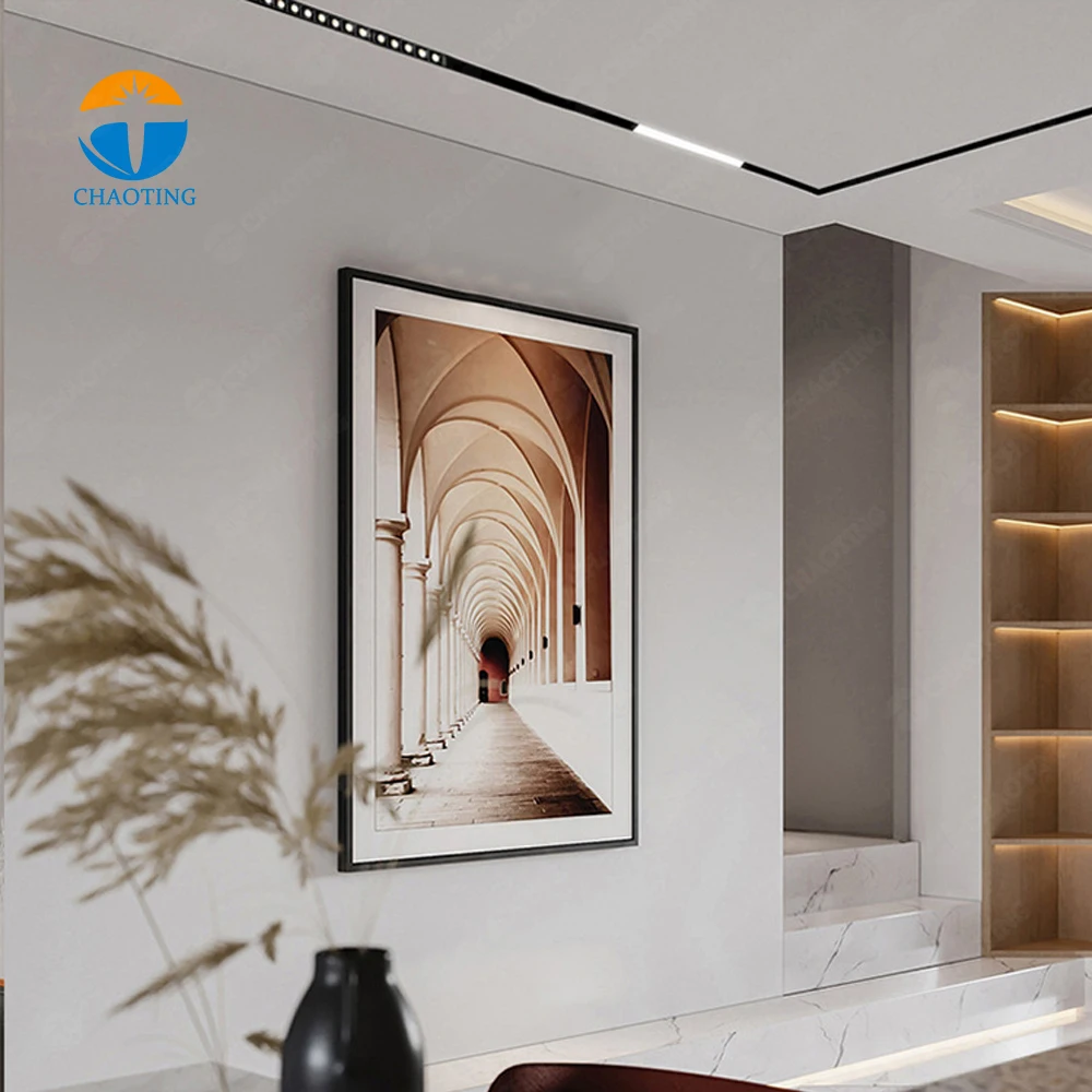

Smart LED Track Light 48V Linear Spotlight Surface Recessed Pendant Magnet Track Light COB Magnetic Track Light System
