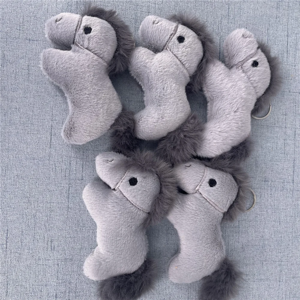 

Оптовая продажа: 24 шт., 2 цвета, 10 см, мягкая плюшевая игрушка-лошадка