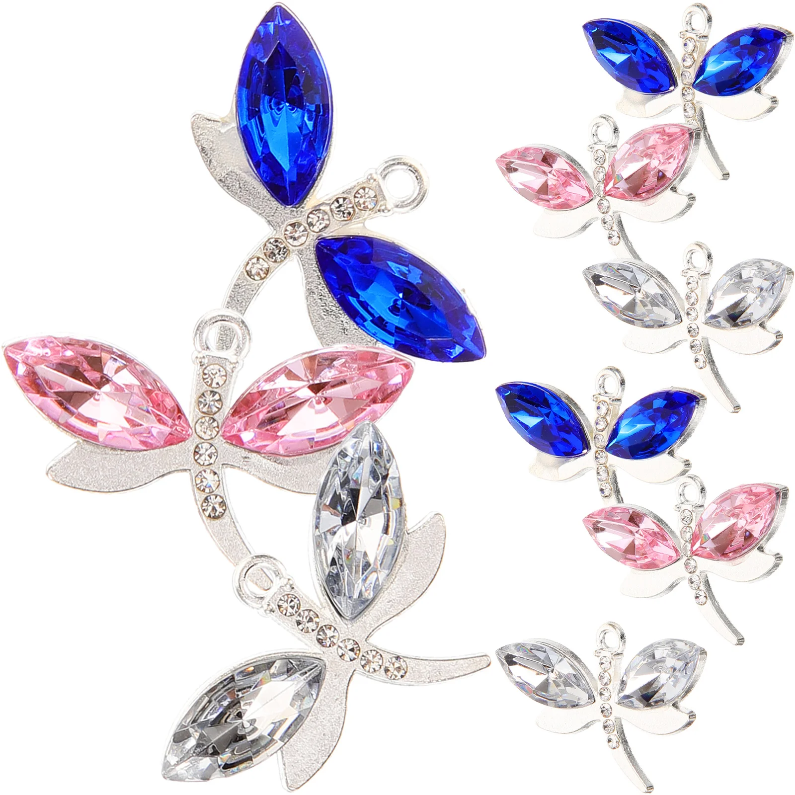 

30Pcs Alloy Dragonfly Charms Craft Supplies DIY Jewelry Making Pendant for Keychain Earring Necklace Decorative Ornaments