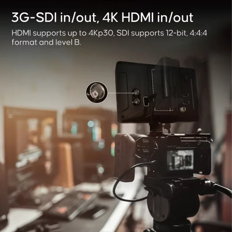 Osee G7 Pro 7 Inch Camera Control Touchscreen Field Monitor Portable Display With 3G-SDI 4K HDMI For DSLR Professional Camera