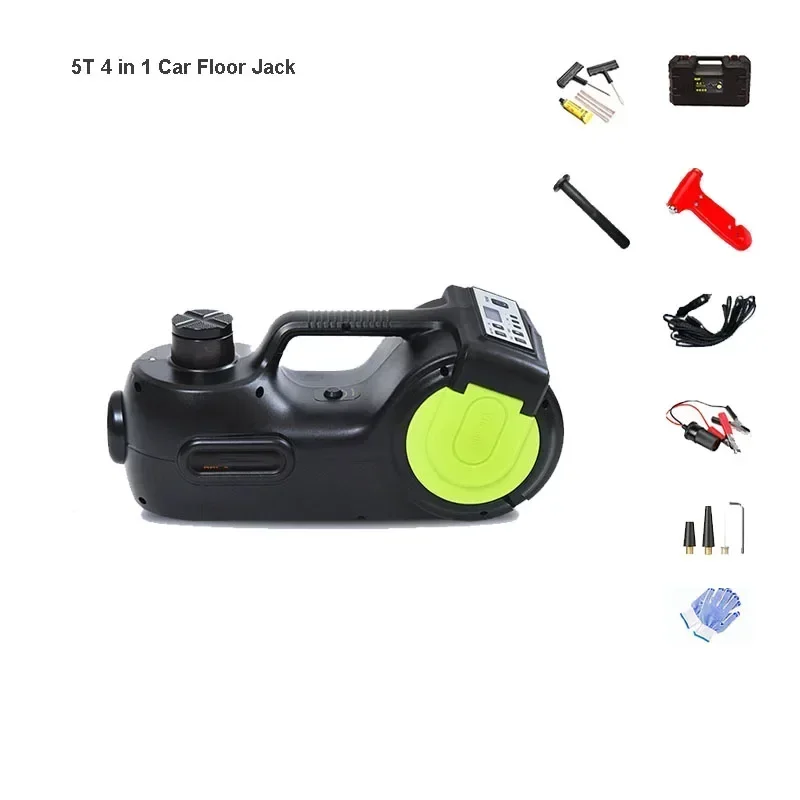 

Excellent Best Seller First 4 In 1 Multifunctional Electric Hydraulic Car Jack Kit 5 Ton DC12V Hydraulic Tool Set For Car Truck