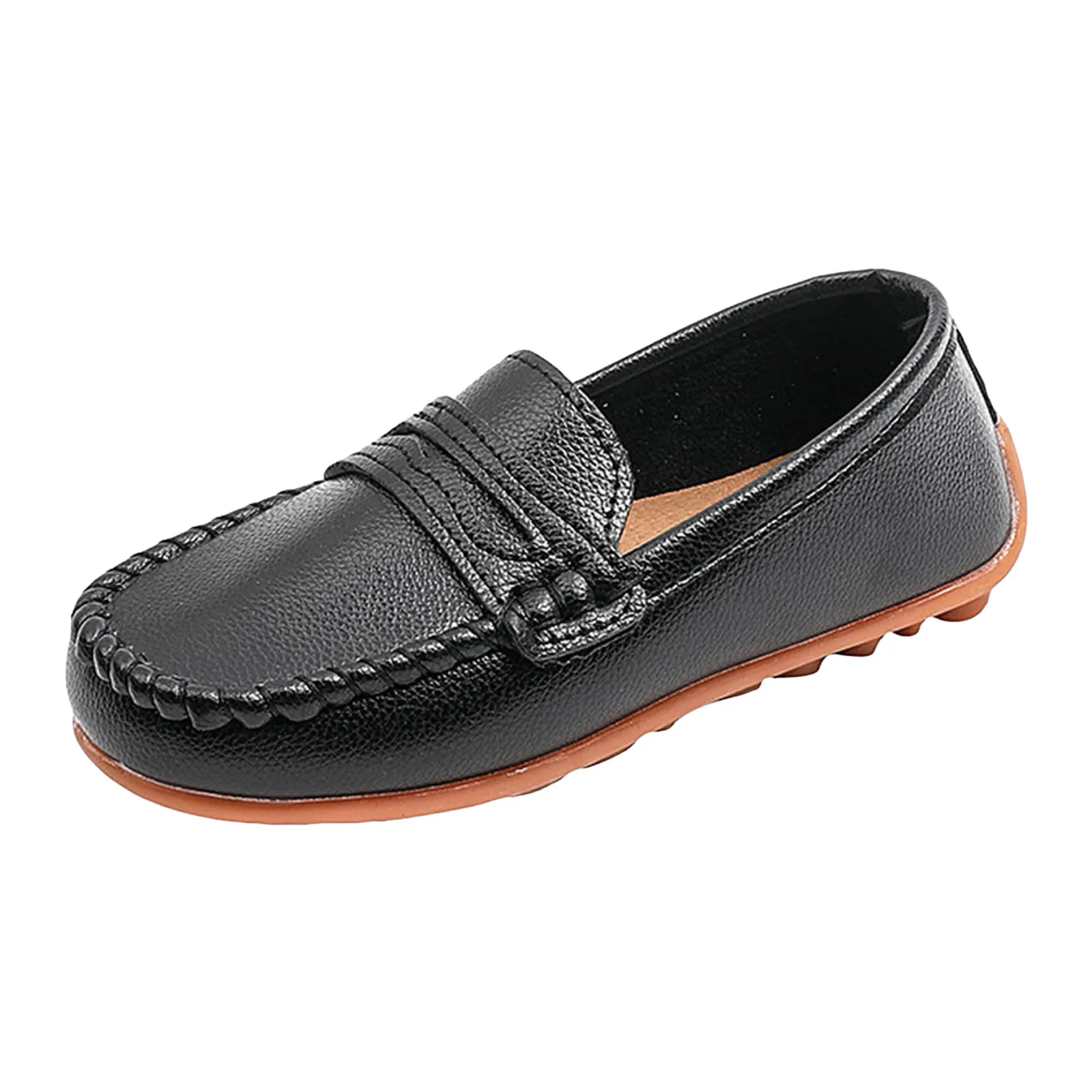 

Boys Sneaker Childrens Leather Shoes Soft Sole Slip On Boys Boys Single Shoes Shoes for Little Boys