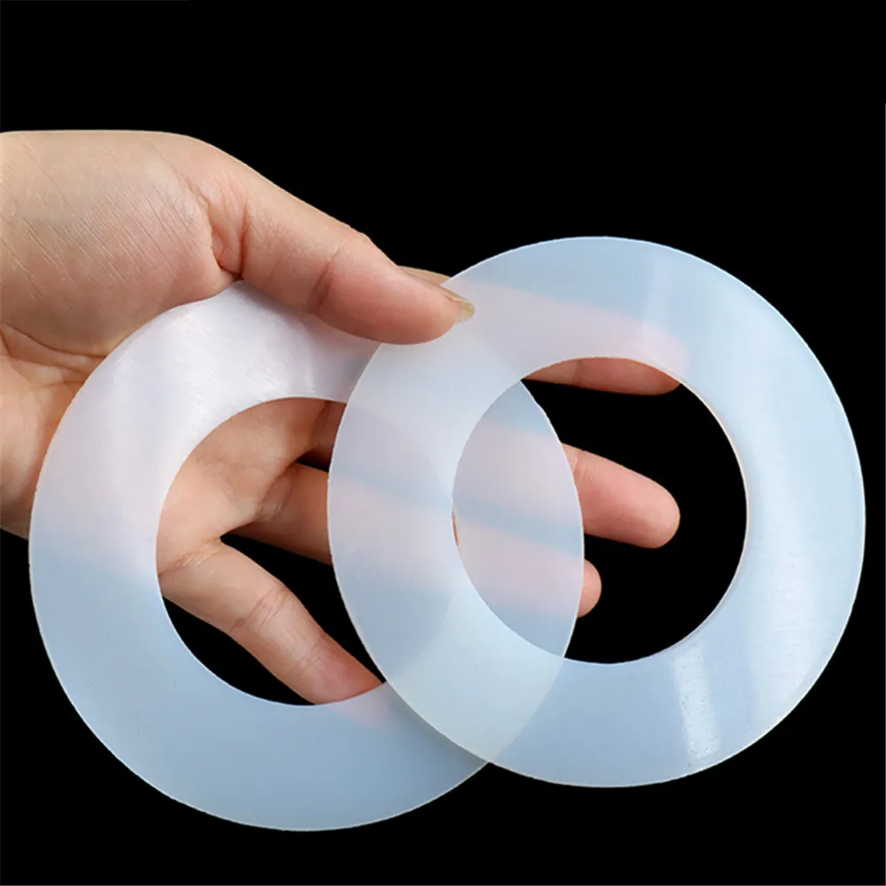 

Silicone Rubber Flat Gaskets Outer Dia 12mm-30mm White Silicon O Rings Seal Washers Sealing Ring