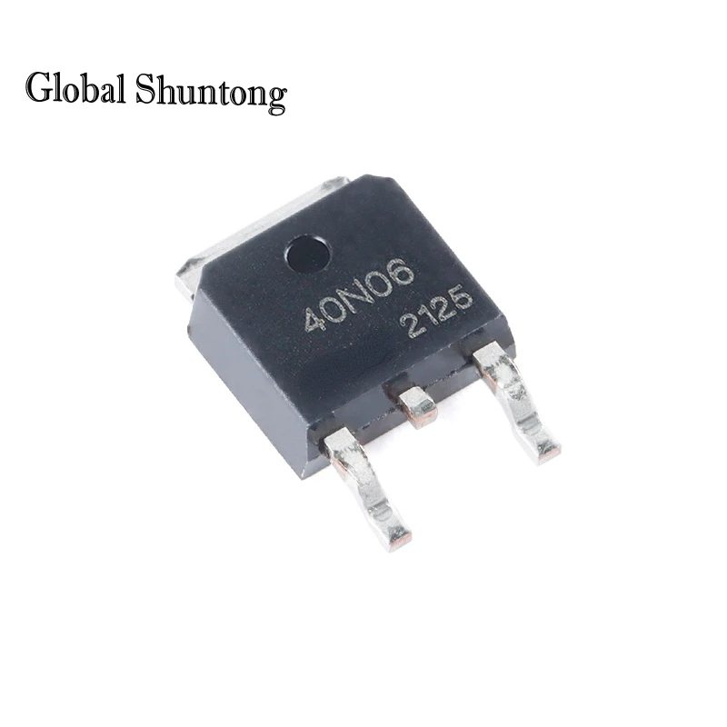 10Pcs SUD40N06-25L TO-252 40N06 TO252 SUD40N06 40N06-25L diy 전자
