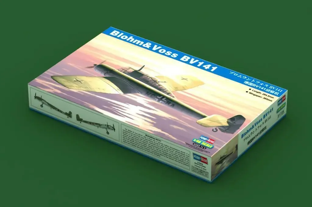 

HobbyBoss 81728 1/48 Пластиковая модель Blohm&Voss BV-141 Комплект самолета хобби-босс