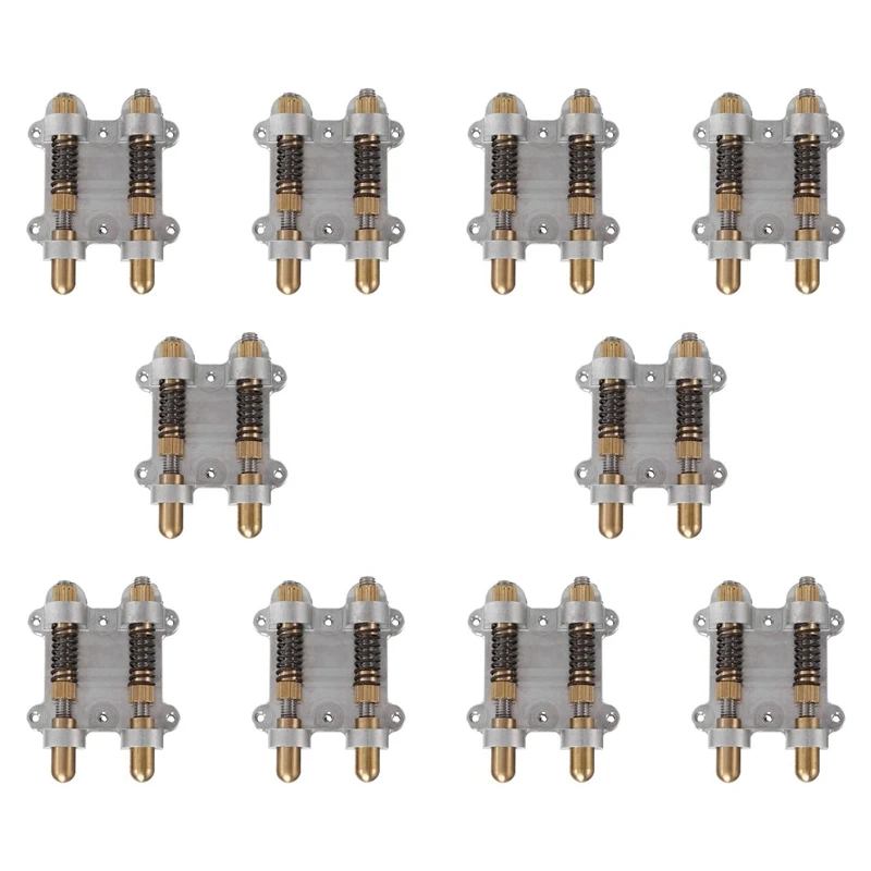 

10X Guitar Brass Double Tremolo Bridge Stabilizer Stopper Stabilizing Device Arming Adjuster Tremsetter ESP Style