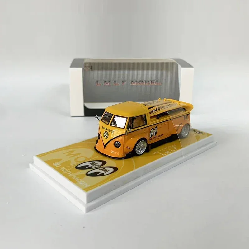 LMLF 1:64 Model Car T1 Pickup Truck RWB Wide Body Refitting Alloy Vehicle Collection- Mooneyes Version