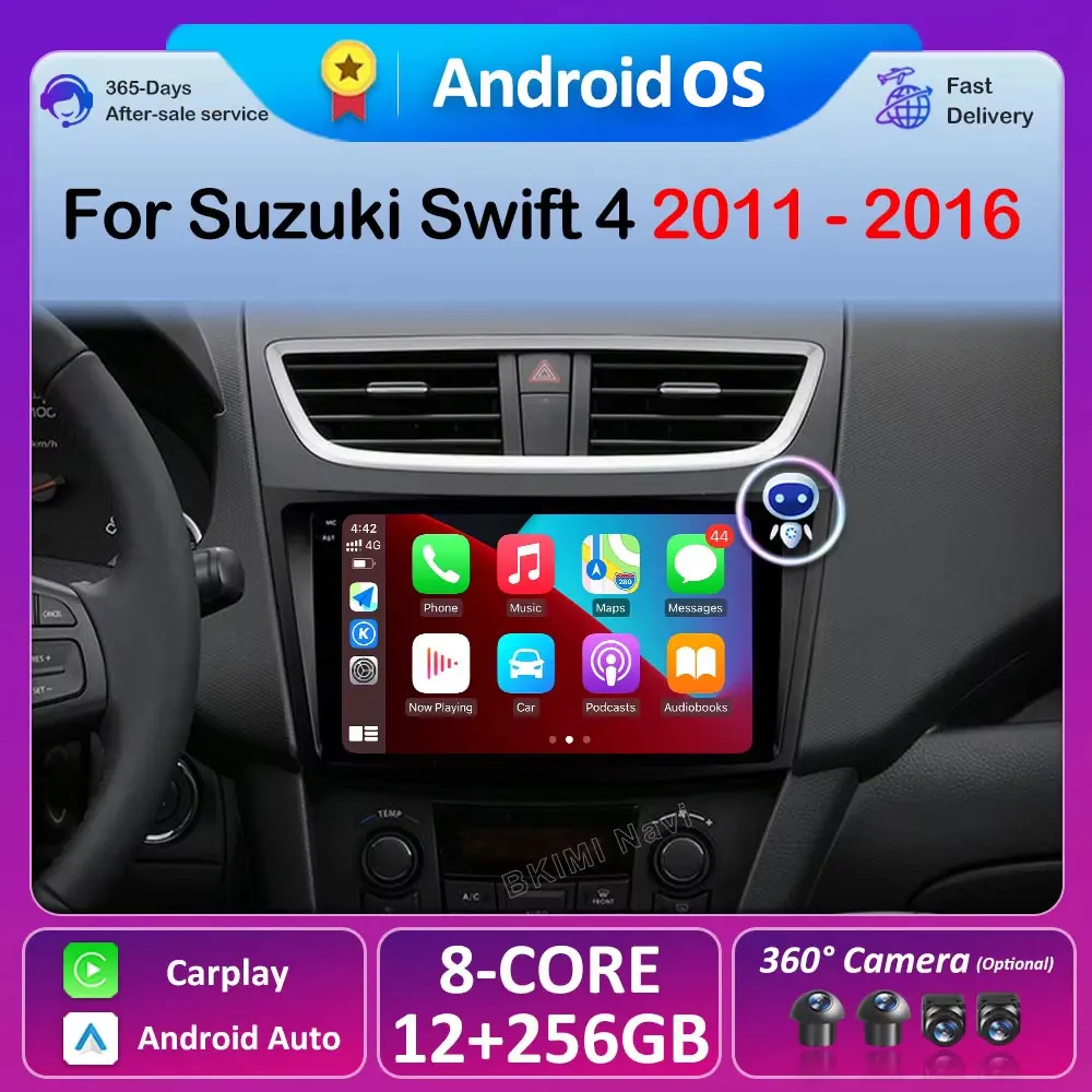 

for Suzuki Swift 4 2011 2012 - 2016 Multimedia Video Player Android 16 Car Radio Auto BT Stereo GPS Navi WIFI+4G DSP Head Unit