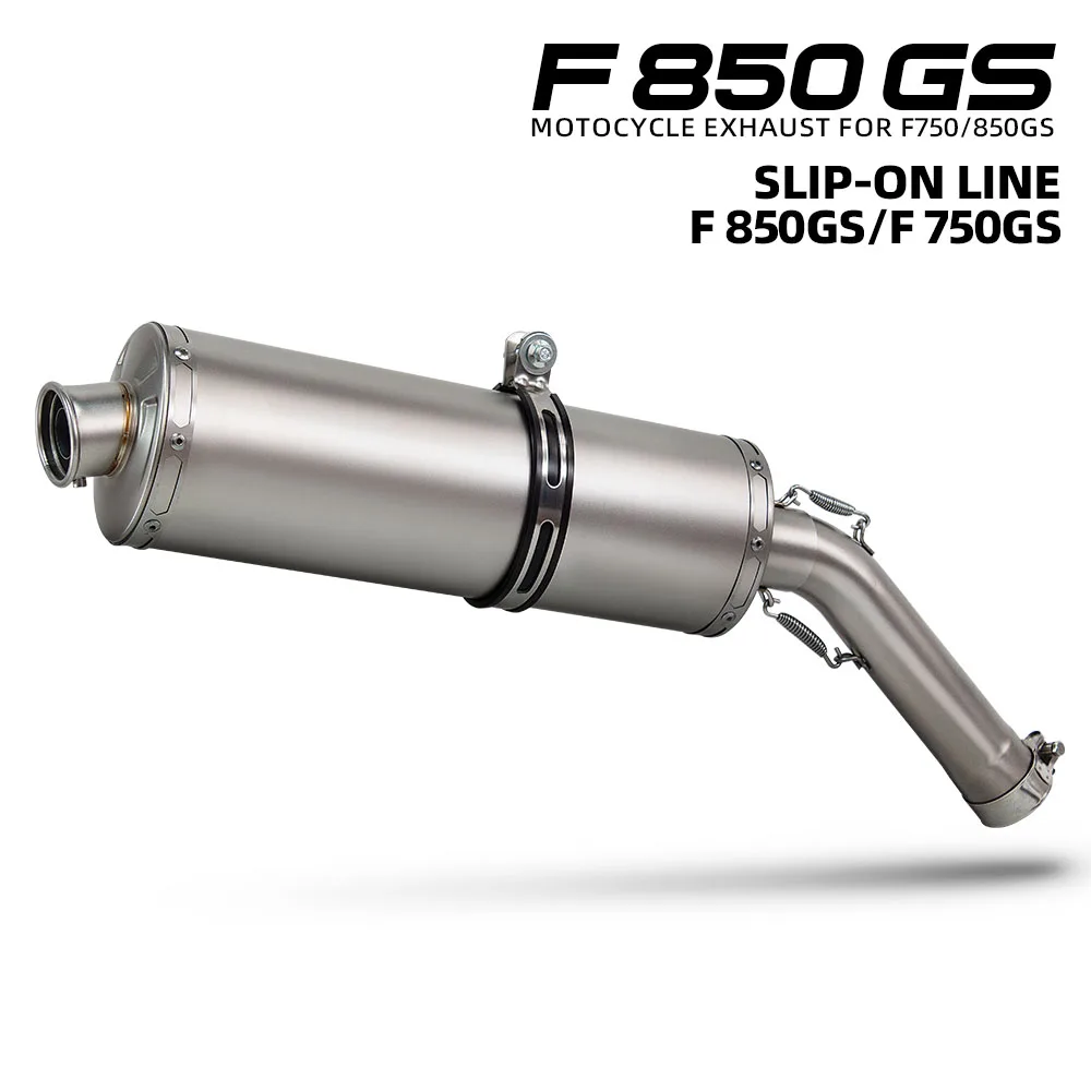 

Глушитель выхлопной системы F900ADV для мотоциклов BMW F750 F800 F850 F900 F750GS F800GS F850GS F850ADV F900GS 2018-2026, комплект для установки (Slip-on)