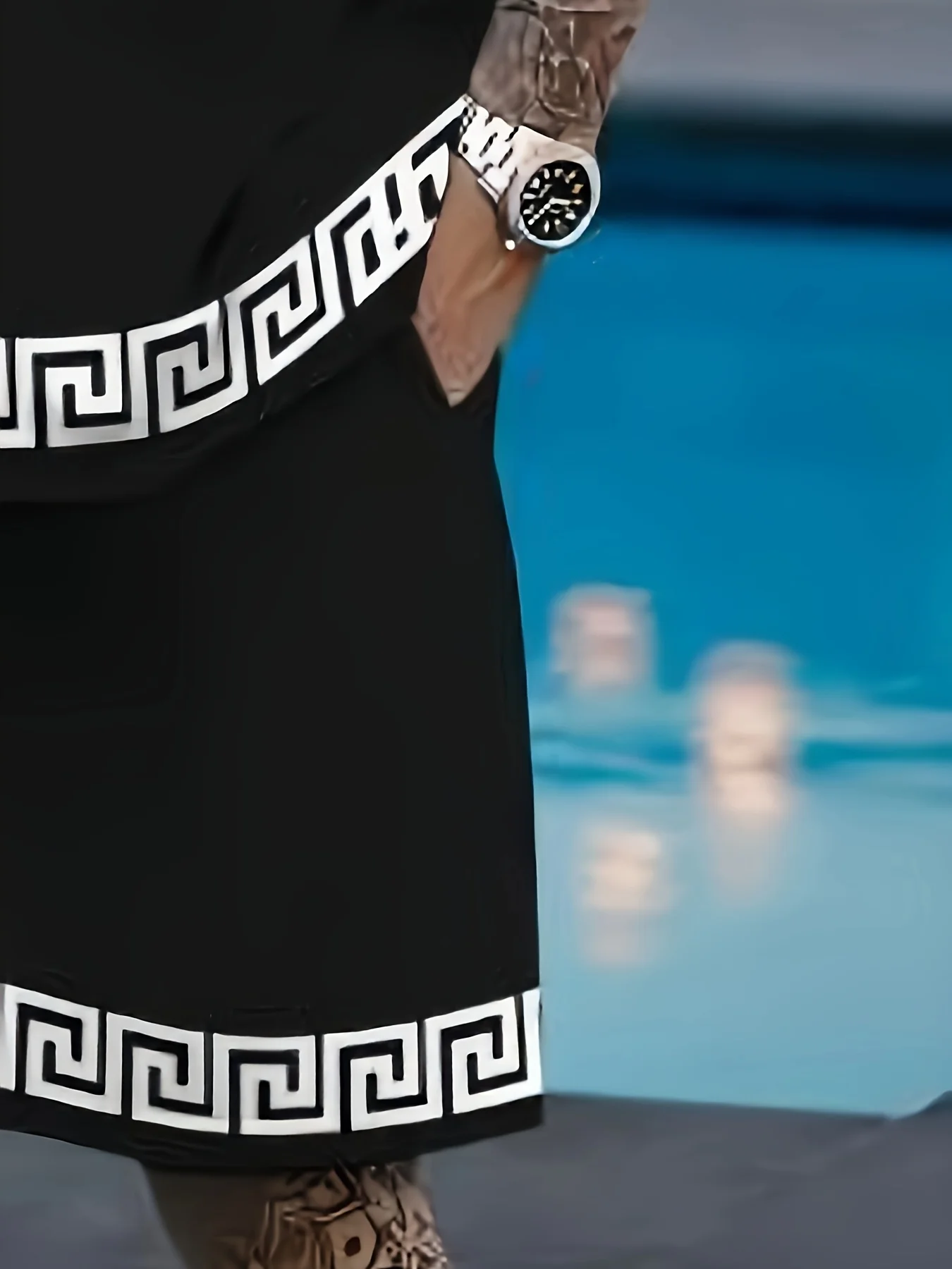 2025 Set da uomo nuovo estivo Pantaloncini a manica corta da uomo stampati in 3D Set T-shirt da uomo casual estiva per tutti i giorni Sport all'aria aperta da uomo bea