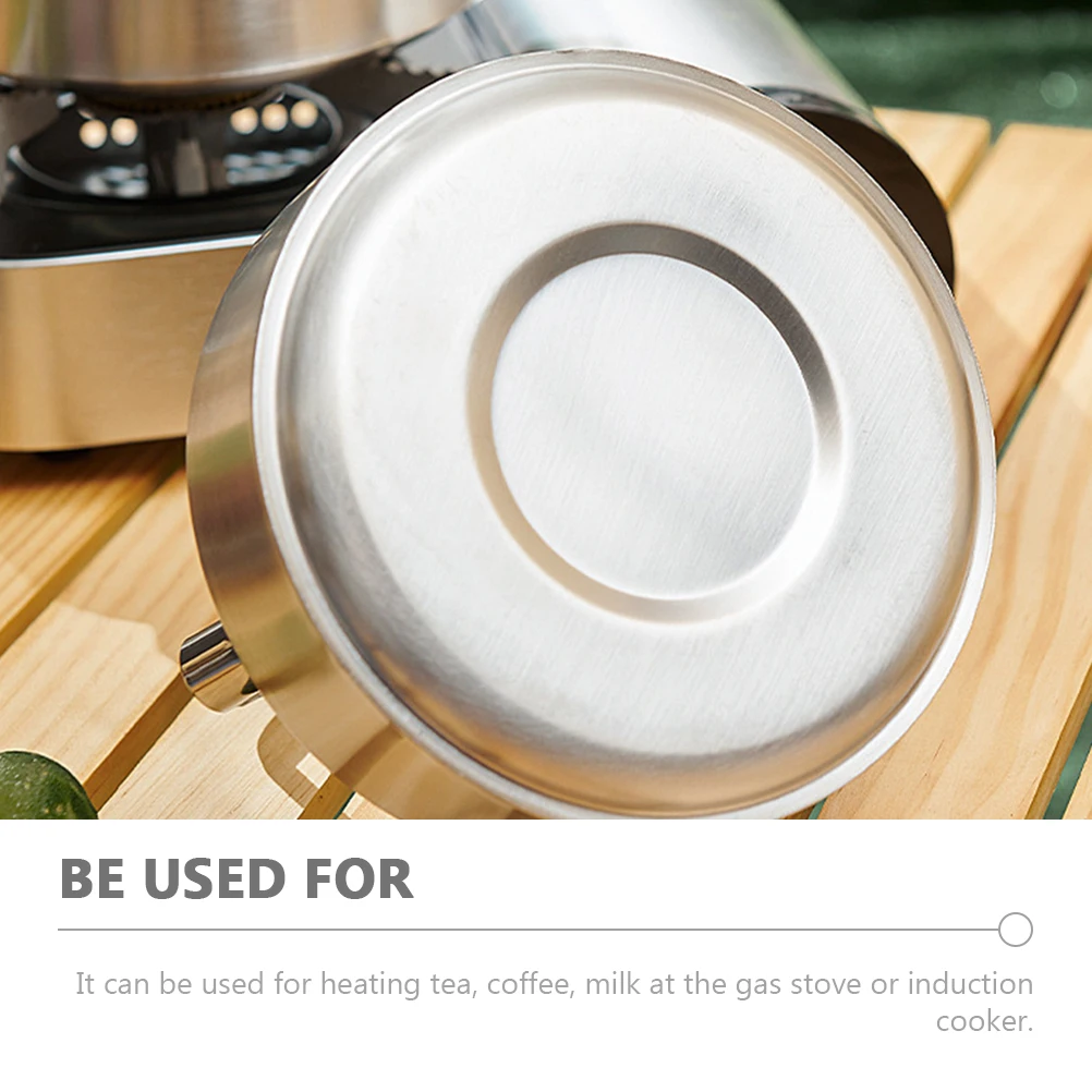

Foldable Stainless Steel Kettle Travel Camping Cookware Outdoor Water Boiling Tea