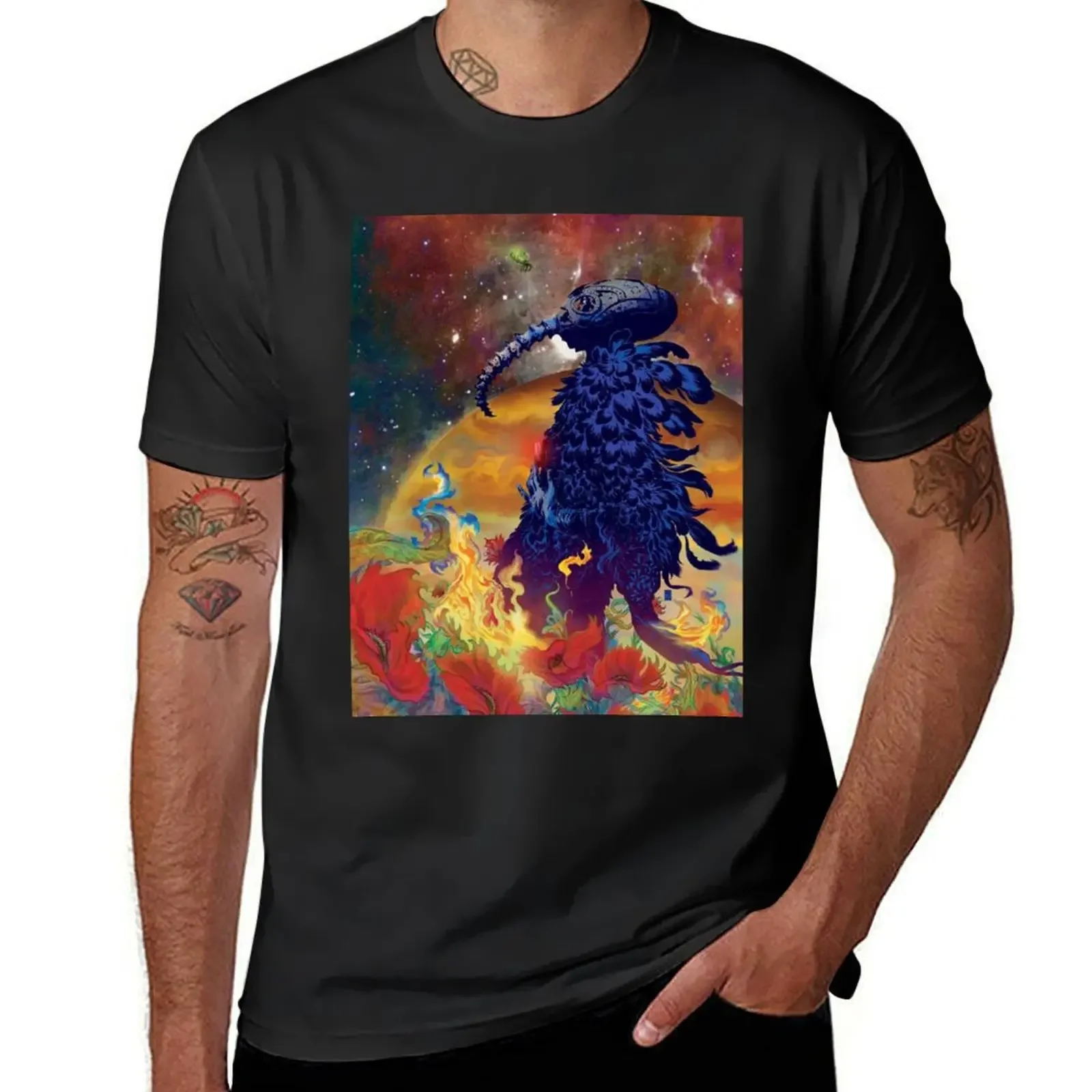 the sandman T-Shirt quick drying vintage graphic tee mens clothes