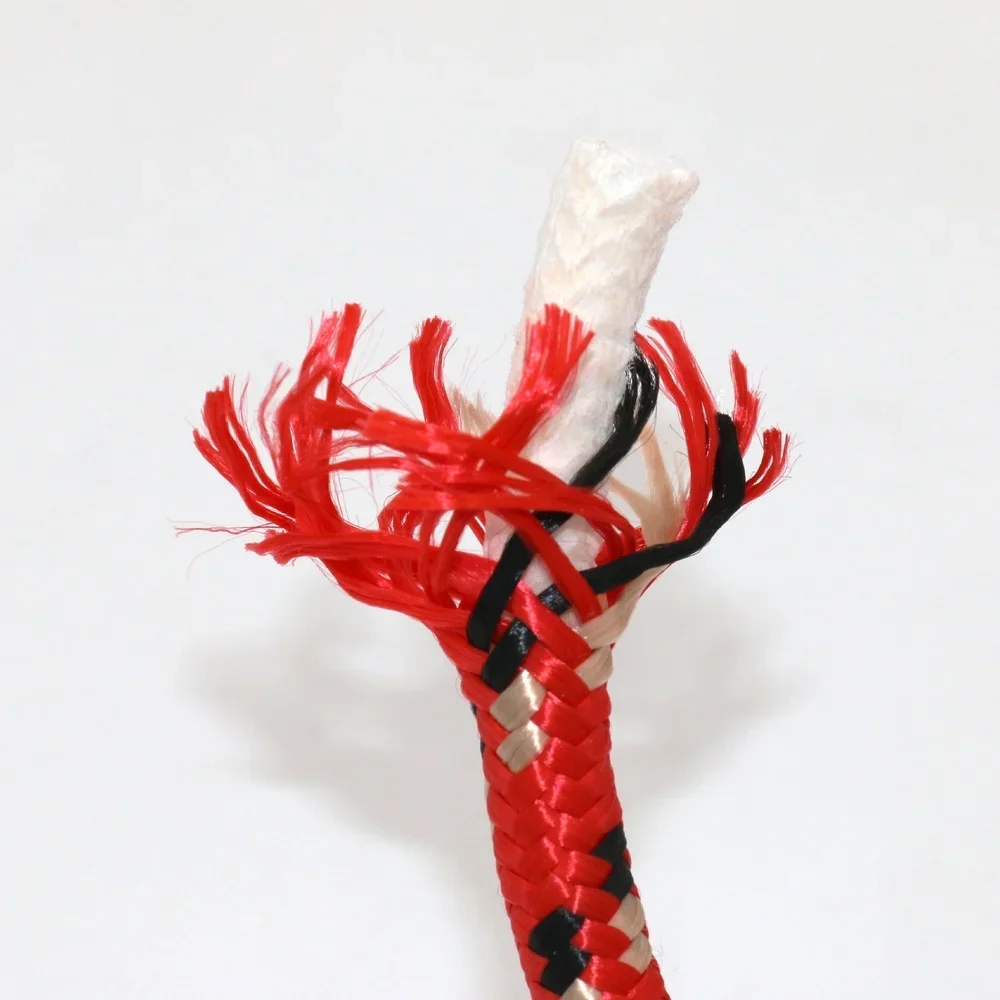 Прочная полипропиленовая ромбовидная плетеная универсальная веревка 1/4 дюйма 100 футов сверхмощная брезентовая палатка для кемпинга, пешего туризма, рыбалки, использования на открытом воздухе