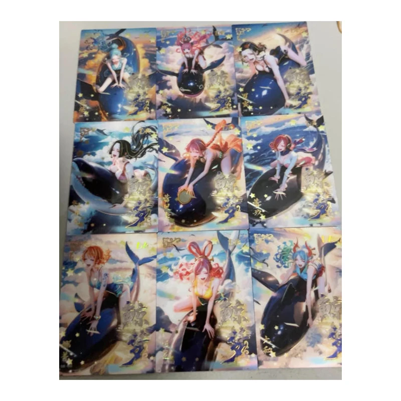 

Japanese Anime One Piece Dr Pqr Characters Perona Charlotte Pudding Boa Hancock Nefertari D Vivi Nami Collectible Set Cards