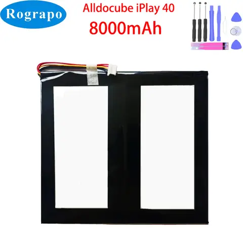 Alldocube Cube iPlay 40 iPlay40 누산기(5선 플러그 포함)용 새 3.8V 8000mAh T1020 태블릿 PC 배터리