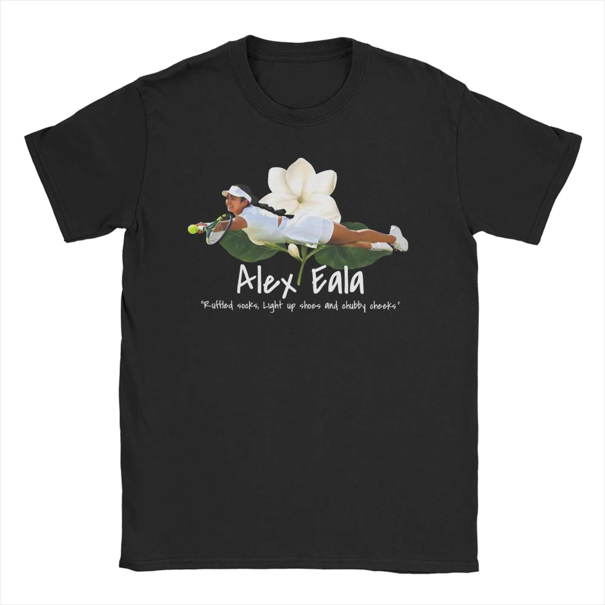 Men Women's Alex Eala Sampaguita T Shirt Filipina Pride Pure Cotton Clothing Vintage Crew Neck Tee Shirt Plus Size T-Shirt
