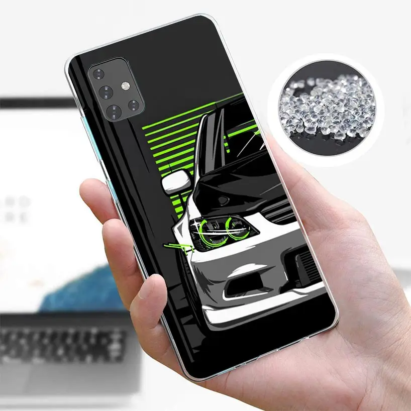 JDM Tokyo Drift Sports Car Male Men Case Phone Cover for Samsung Galaxy A51 A41 A31 A21S A21 A71 A50S A40 A30S A20E A10 A70 A6 A