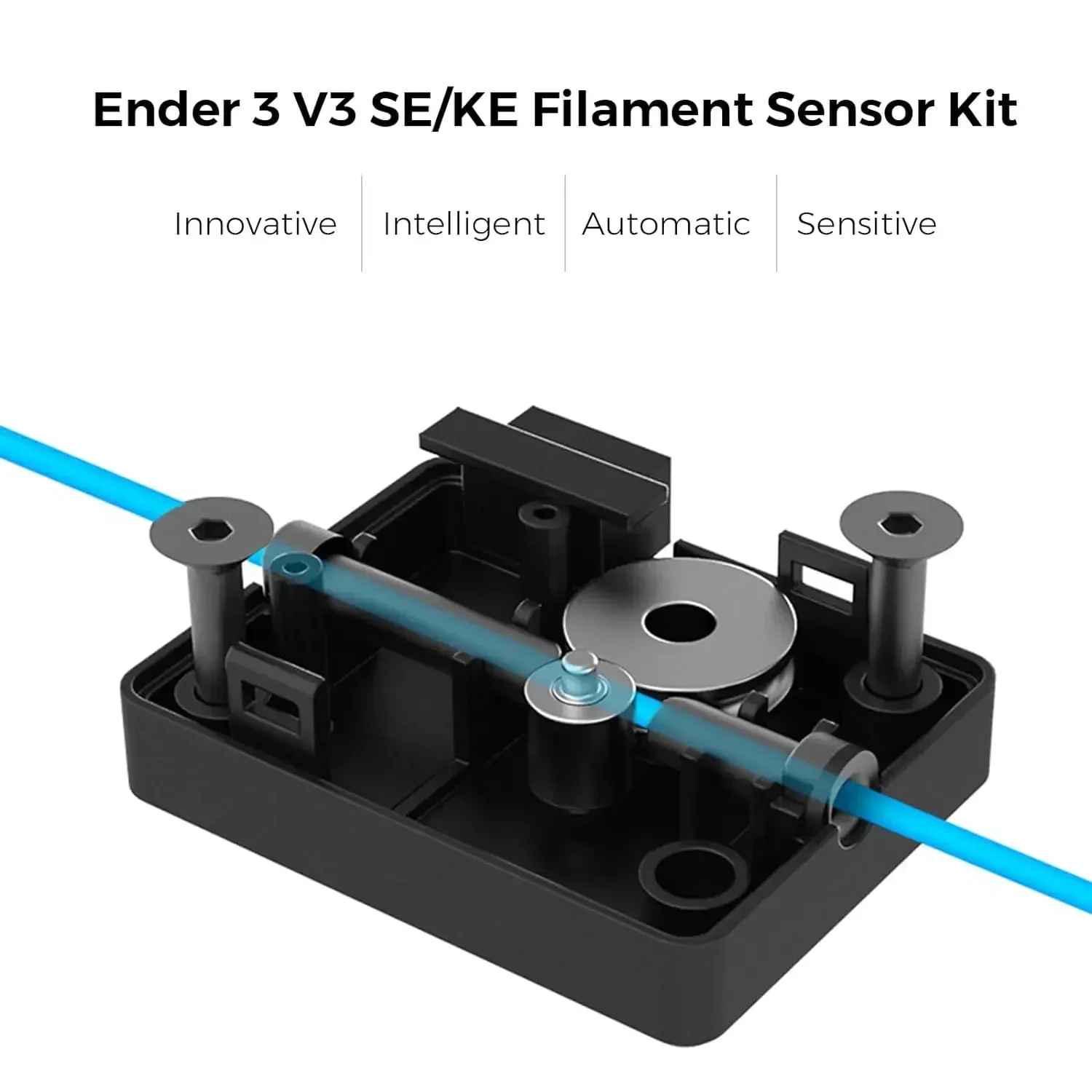 Creality Ender-3 v3 ke/se sensor detector de esgotamento de filamento kit mecanismo inteligente automático para impressora 3d 3v3 ke/se peças