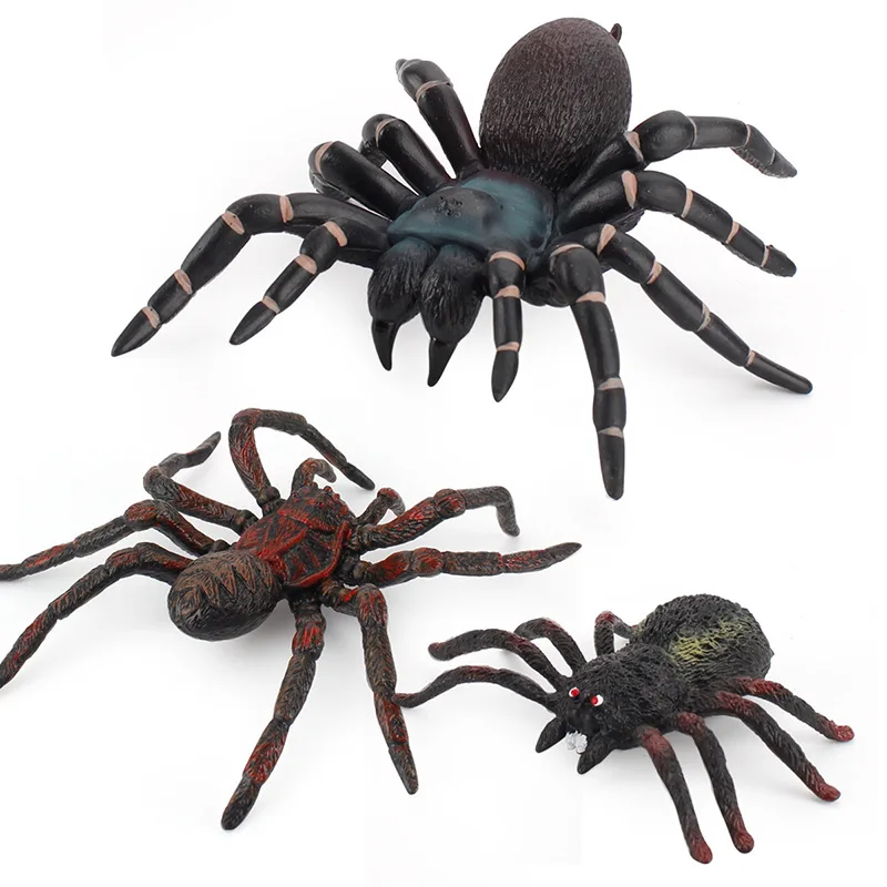 

Simulated Spider Figurines Wild Animals Toys Model Surprise Action Figure Gift for Kids Realistic Tarantula Figures Wholesale