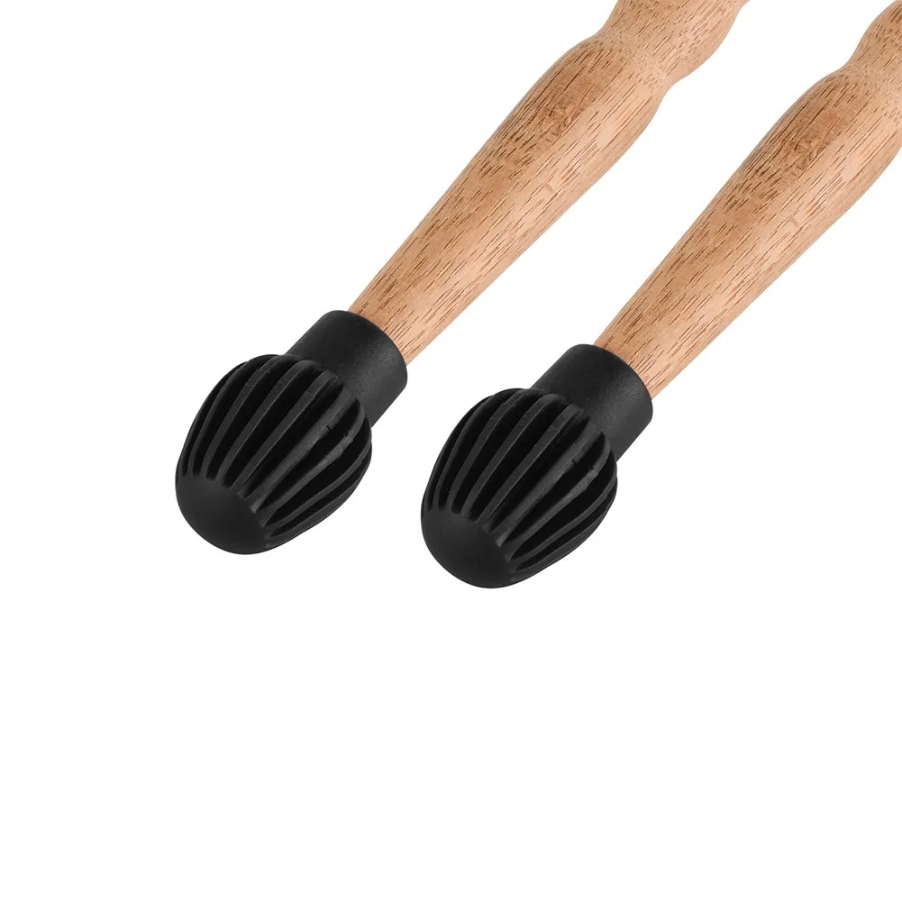 

Drumstick Head Rubber Sleeve Silent Drum Practice with Drumstick Head Rubber Sleeve 2pcs Mute Silencer Sleeves