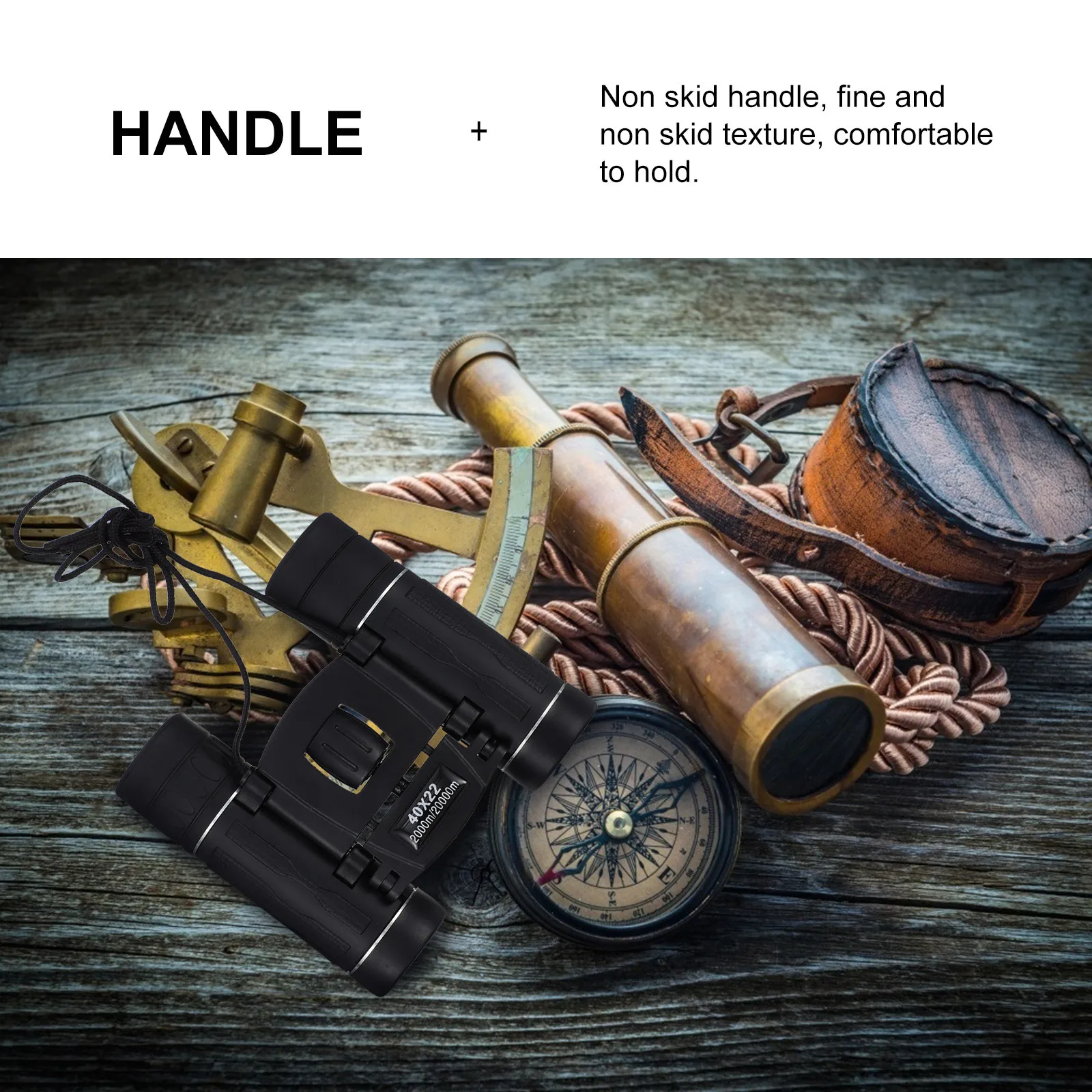 

Mini Telescope 40x Magnification Outdoor Portable High Definition for Birding Hunting Climbing Travel