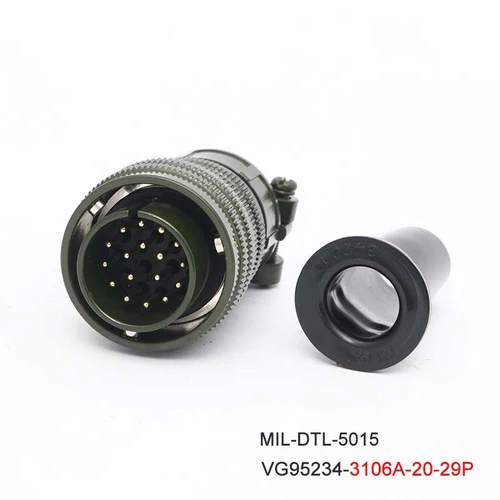 Imagen 1 del producto MIL-DTL-5015 Conectores de bayoneta 20-29S 20-29P VG95234 MS 3106A 3108A 3102A 3101A Enchufe