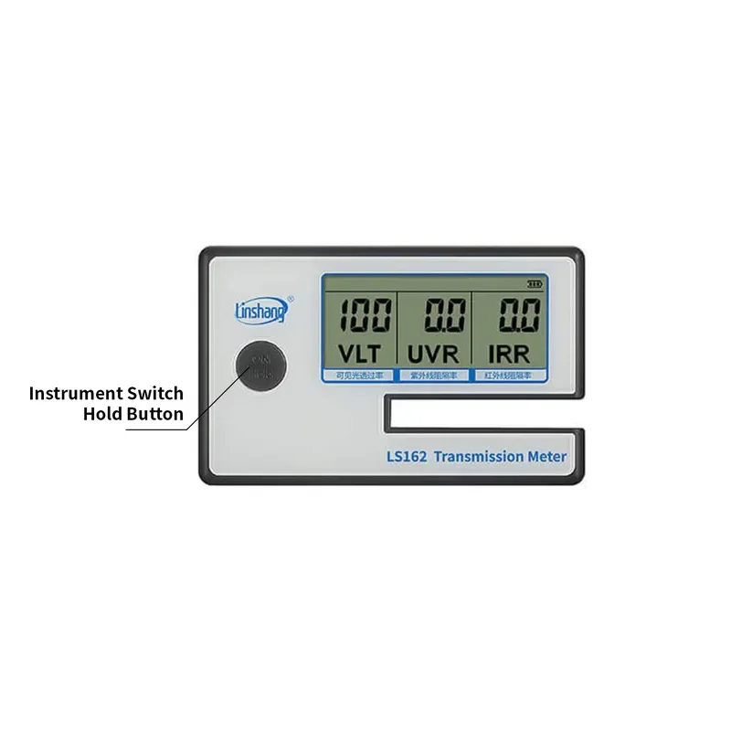 Portable Window Tint Tester IR UV VLT Meter 940nm Solar Film Transmission Tester